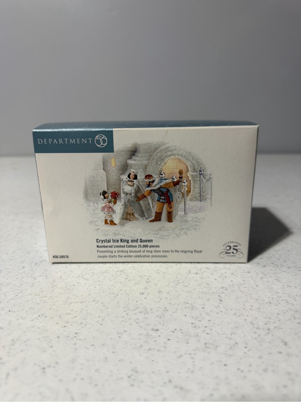 Department 56 Crystal Ice King and Queen Limited Edition Figurine Set 56.58976
